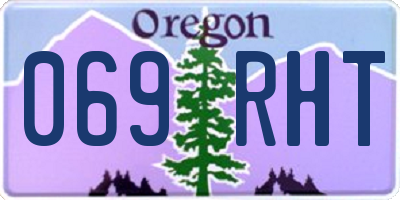 OR license plate 069RHT
