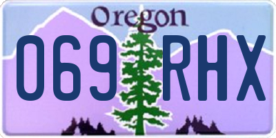 OR license plate 069RHX
