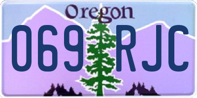 OR license plate 069RJC