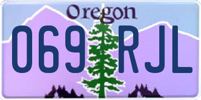 OR license plate 069RJL