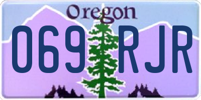 OR license plate 069RJR