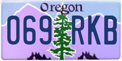 OR license plate 069RKB