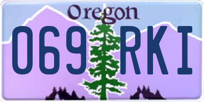 OR license plate 069RKI