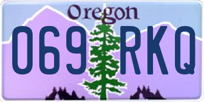 OR license plate 069RKQ