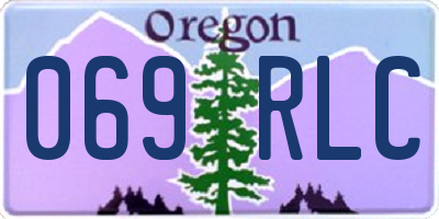 OR license plate 069RLC
