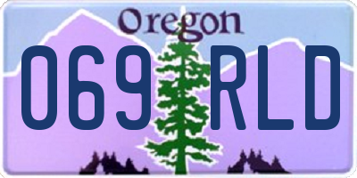 OR license plate 069RLD