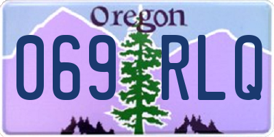 OR license plate 069RLQ