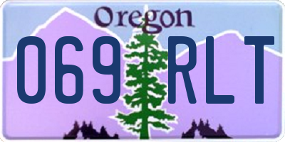 OR license plate 069RLT