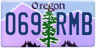 OR license plate 069RMB