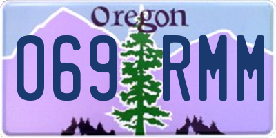 OR license plate 069RMM