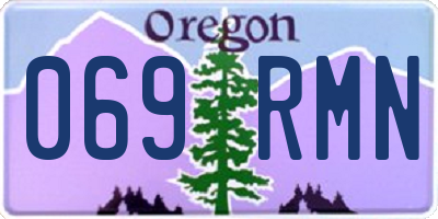 OR license plate 069RMN