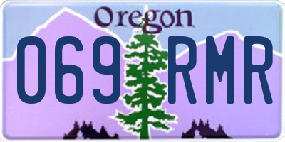 OR license plate 069RMR