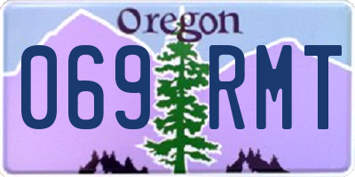 OR license plate 069RMT