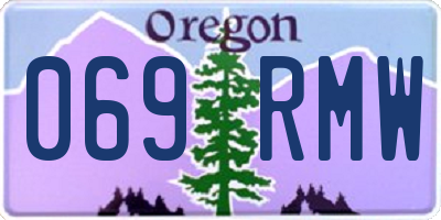 OR license plate 069RMW