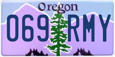 OR license plate 069RMY