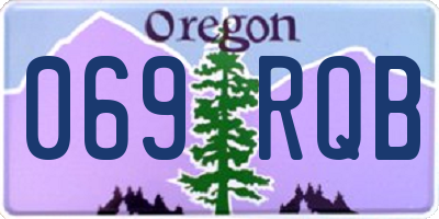 OR license plate 069RQB