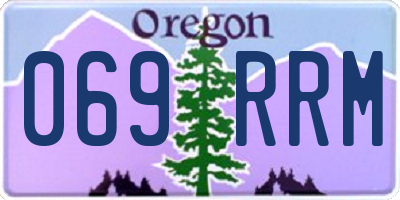 OR license plate 069RRM
