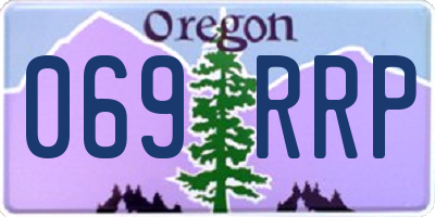 OR license plate 069RRP