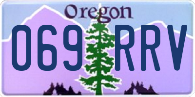 OR license plate 069RRV
