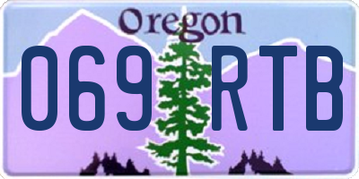 OR license plate 069RTB