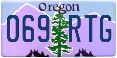 OR license plate 069RTG