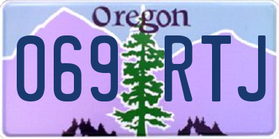 OR license plate 069RTJ