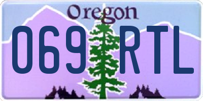 OR license plate 069RTL