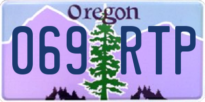 OR license plate 069RTP