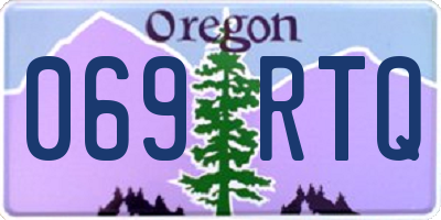 OR license plate 069RTQ