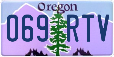 OR license plate 069RTV