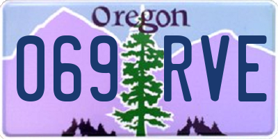OR license plate 069RVE