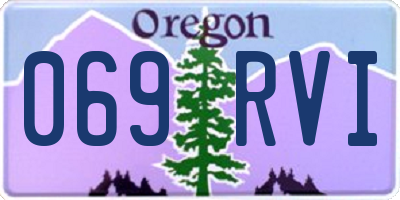OR license plate 069RVI