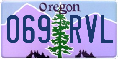 OR license plate 069RVL