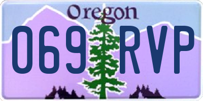 OR license plate 069RVP