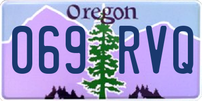 OR license plate 069RVQ