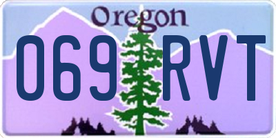 OR license plate 069RVT