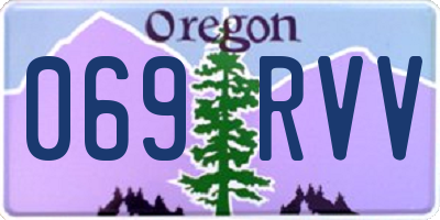 OR license plate 069RVV