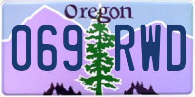OR license plate 069RWD