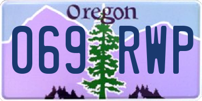 OR license plate 069RWP