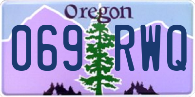 OR license plate 069RWQ