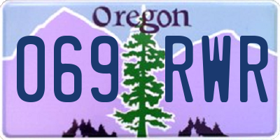 OR license plate 069RWR