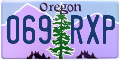 OR license plate 069RXP