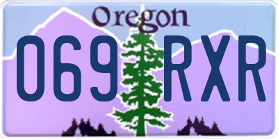 OR license plate 069RXR