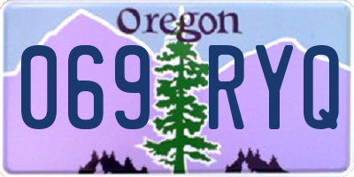 OR license plate 069RYQ