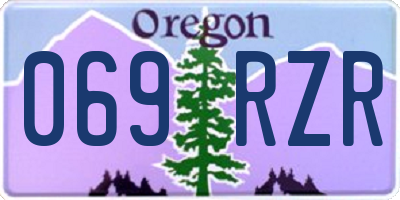 OR license plate 069RZR