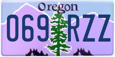 OR license plate 069RZZ