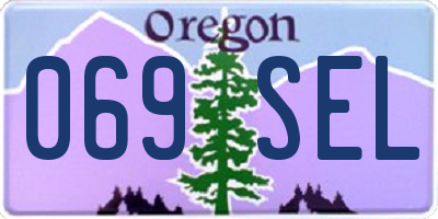 OR license plate 069SEL
