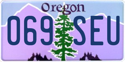 OR license plate 069SEU