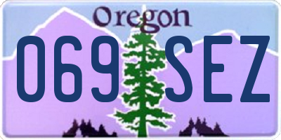 OR license plate 069SEZ