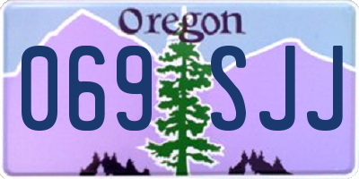 OR license plate 069SJJ